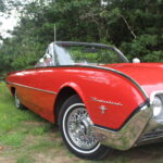 Gorgeous red Tbird at Frogg Brewing Cruise Night 7/25